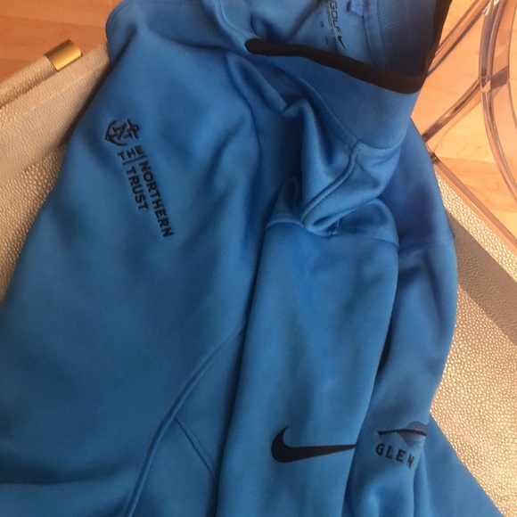 Nike Golf Long Sleeve Blue Northern Trust Glen Oaks Size XXL - Picture 7 of 9